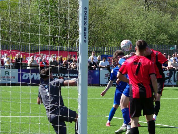 Ben Adams scores with a header for the opener